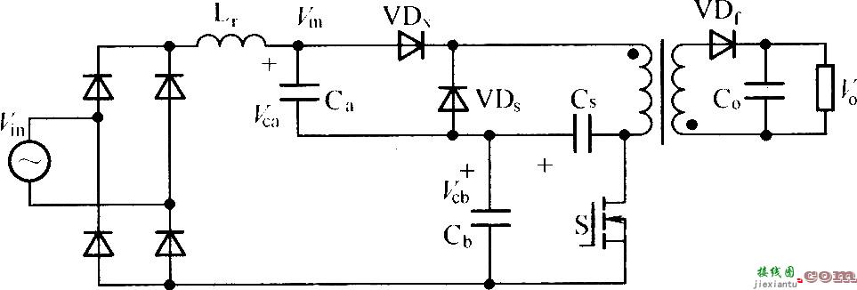 单级充电激励式PFC变换器  第1张