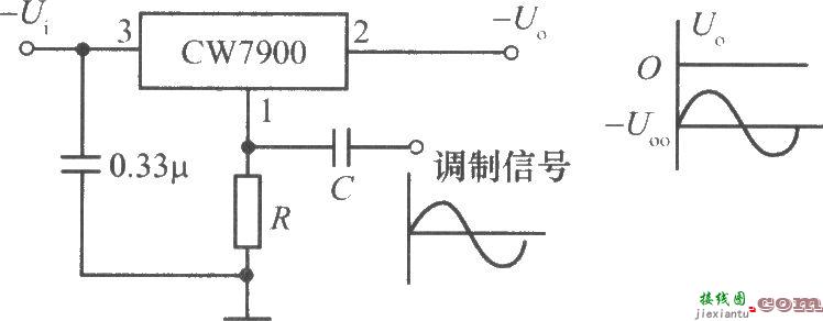 CW7900构成的功率调幅器电路  第1张