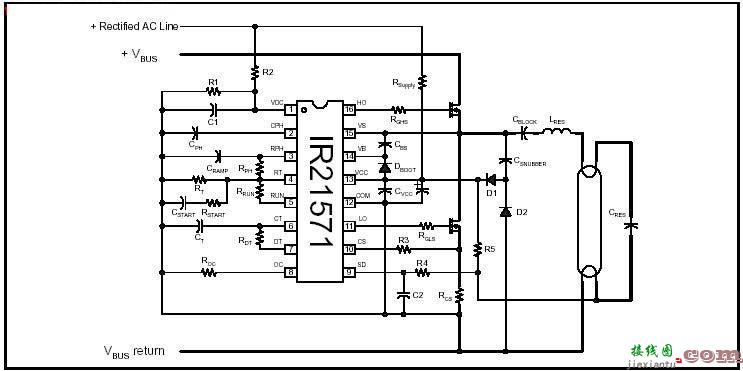 R21571直管型集成电路电子镇流器  第1张