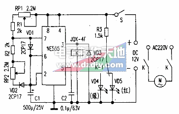 NE555制作搅拌器间歇运转控制装置  第1张