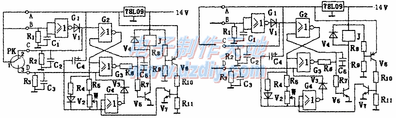 水泵双位自动控制电路的一点小改进  第3张