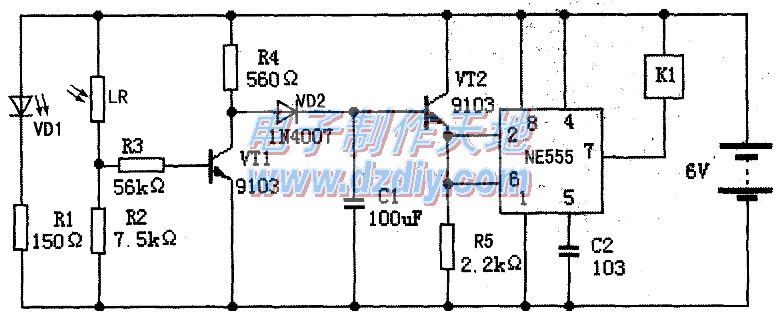 NE555光控开关  第1张