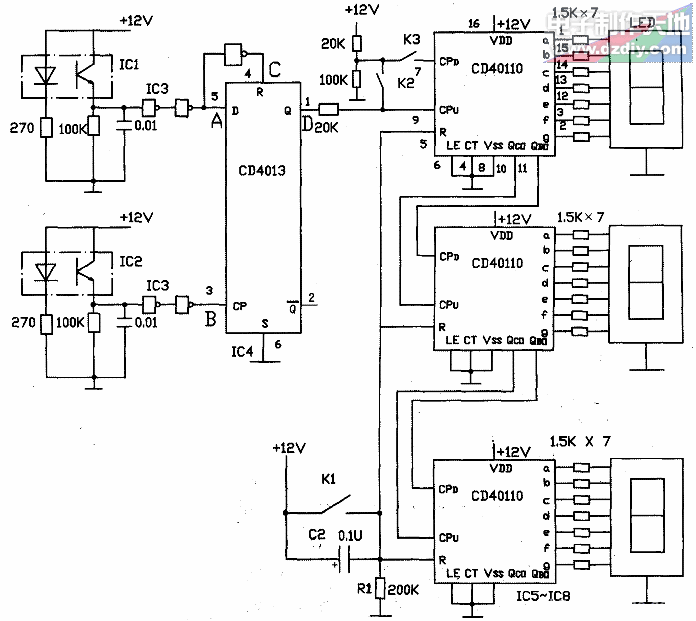 生产线用自动计数器  第1张