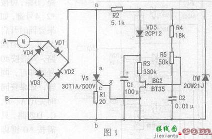 可控硅电机调速电路  第1张