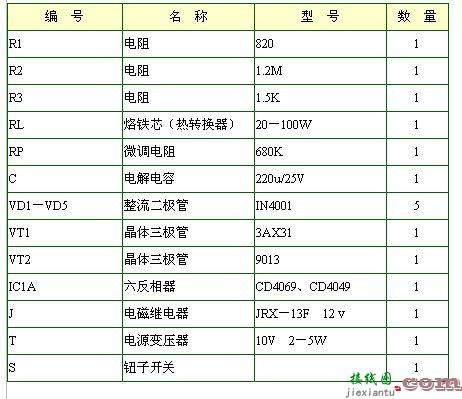 鱼缸自动恒温器电路  第2张