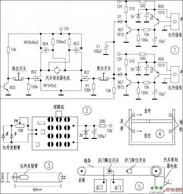 红外线自动门控制器  第1张