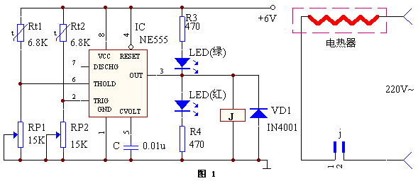 NE555制作的恒温控制器  第1张