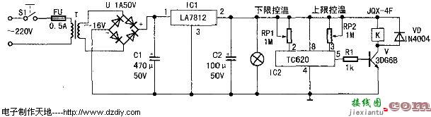 由TC620组成的温度控制电路  第1张