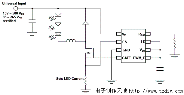 通用高亮度LED驱动芯片SMD802  第2张