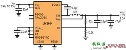 LTC3601/LTC3604单片DC/DC 转换器的应用  第1张