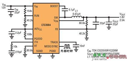 LTC3601/LTC3604单片DC/DC 转换器的应用  第5张