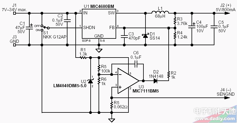 MIC4680恒流充电器  第1张