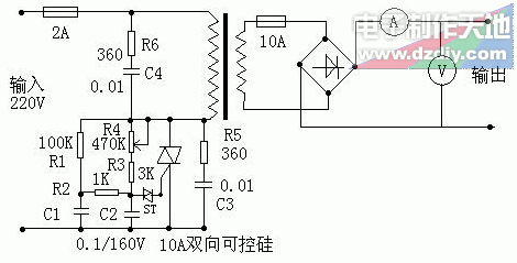 可控硅制作电瓶（蓄电池）充电器  第1张