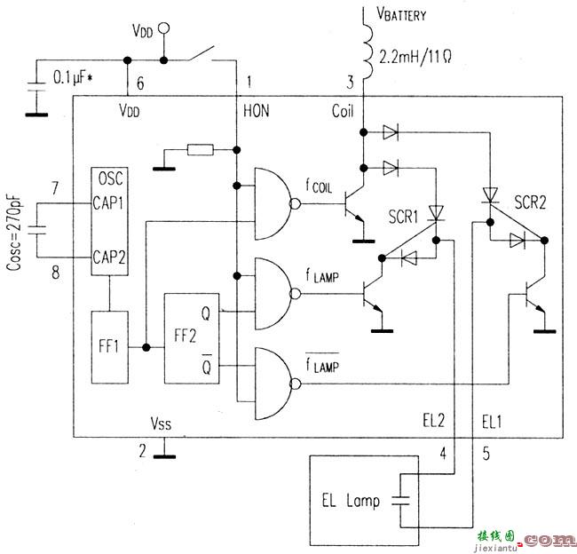 EL冷光片灯及驱动IC SP4403  第1张