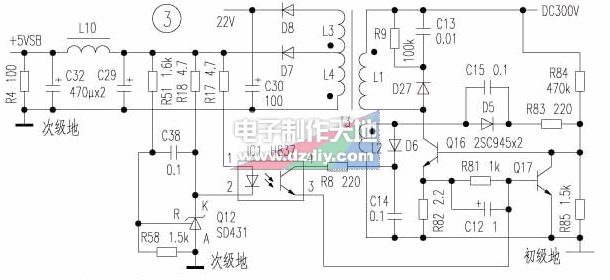 电脑ATX辅助电源电路原理与检修  第3张