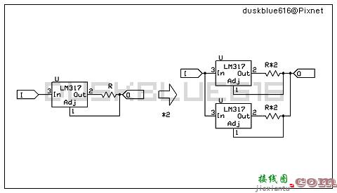 LED尾燈搭配LM317電路  第2张