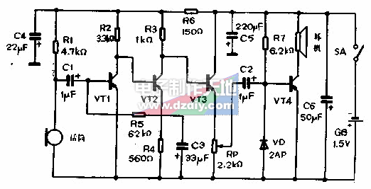 电子助听器电路  第1张