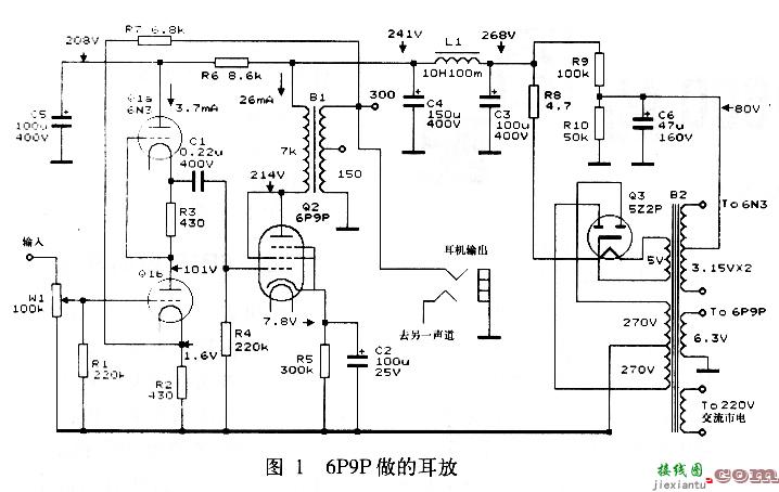 用6P9P制作耳放  第1张