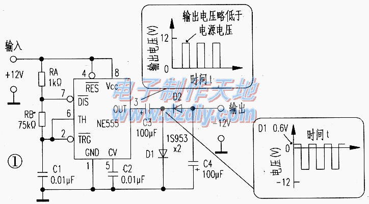 负电压发生器电路  第1张