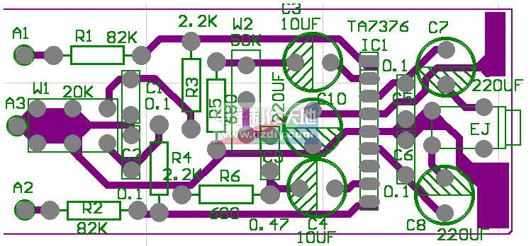 TA7376制作超级广场效果的耳机放大器  第2张