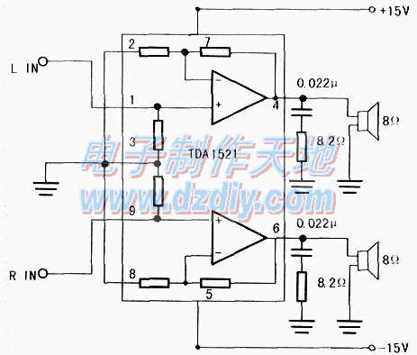 NE5532+TDA1521扩音机的设计制作  第3张