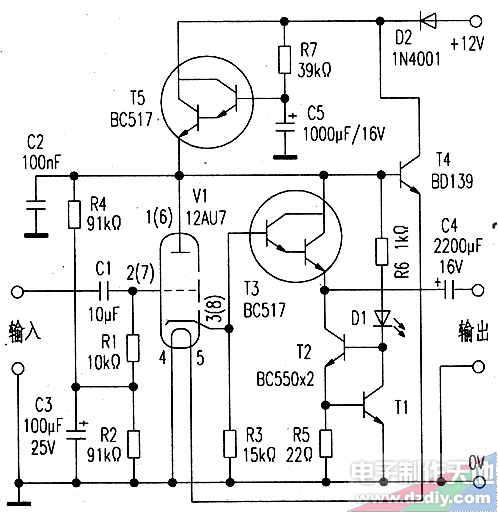 低噪声混合式耳机放大器  第1张