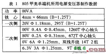 805甲类单端输出45W×2合并式胆机  第4张