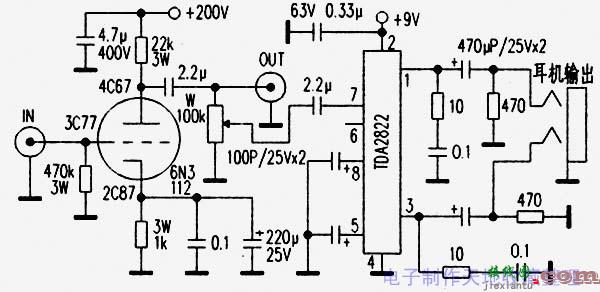 用6N3电子管作前级加耳放  第1张