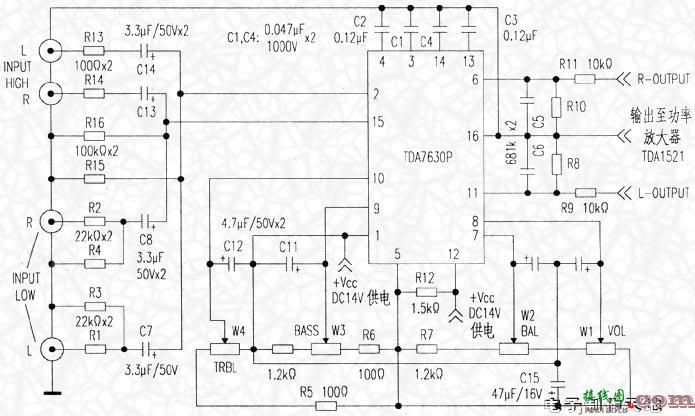 TDA7630均衡电路  第1张