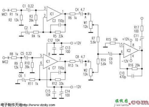 话筒前置放大器(RJ4558)改装成耳机放大器  第1张