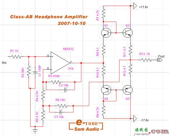 AB类耳机放大器的设计与制作  第2张