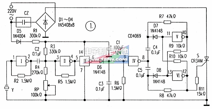 CD4069制作声控电源插座制作  第1张