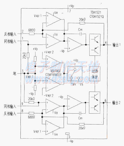 用TDA1521自制一台功率续接器  第1张