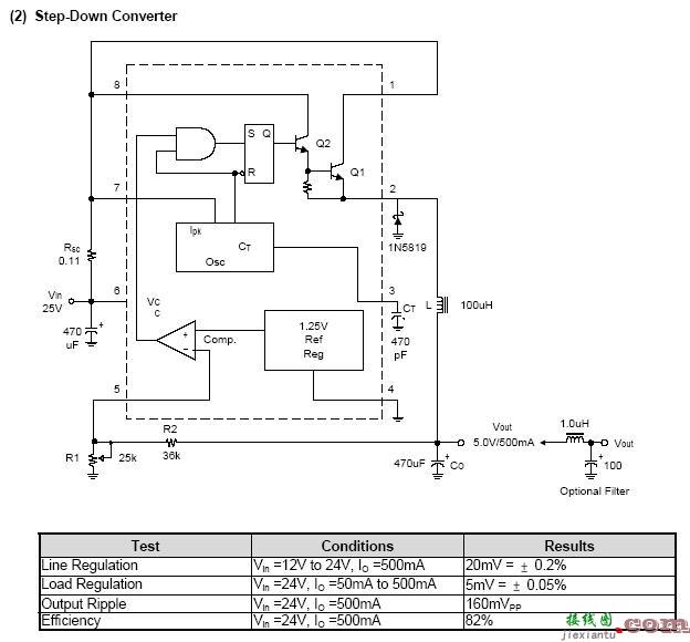 MC34063构成的高效（90%）5V1A DC-DC电源  第1张