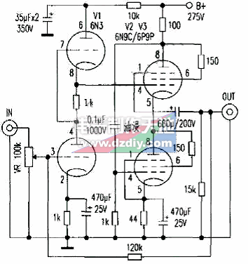 用6N9C制作的耳机放大器  第1张