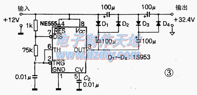 NE555倍压电路,升压电路  第2张