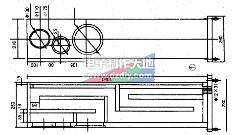 自制迷宫式三分频音箱  第1张