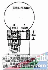 自制用数字万用表作显示的对讲机场强仪  第1张