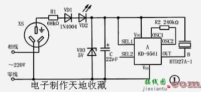 家电漏电报警插座  第1张