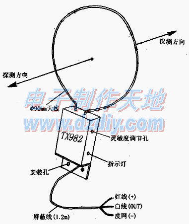 无线遥控多功能防盗器  第2张