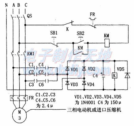 节电型三相交流电动机缺（断）相保护器  第1张