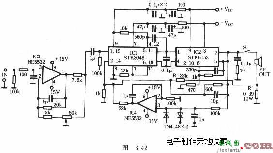 STK6153功放电路制作  第2张