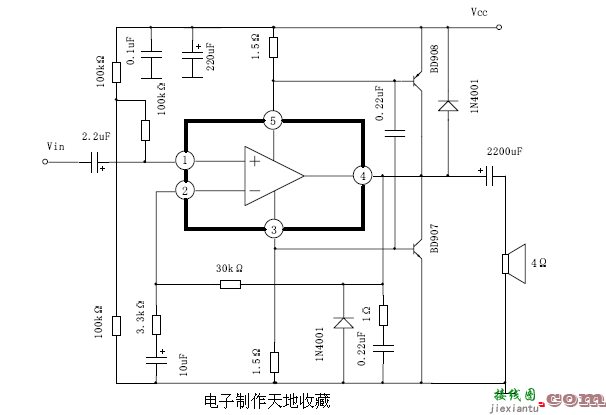 用TDA2030A+NE5532运放制作的功放电路  第3张