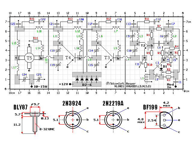 调频FM 10-15W 发射电路  第2张