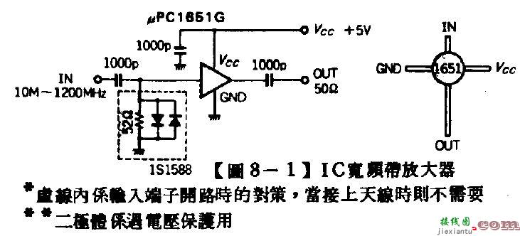 １０Ｍ--１２００ＭＨｚ之ＩＣ寬頻帶放大器  第1张