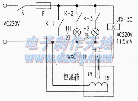 用可调节式电接点水银温度计制作简易温控仪  第1张