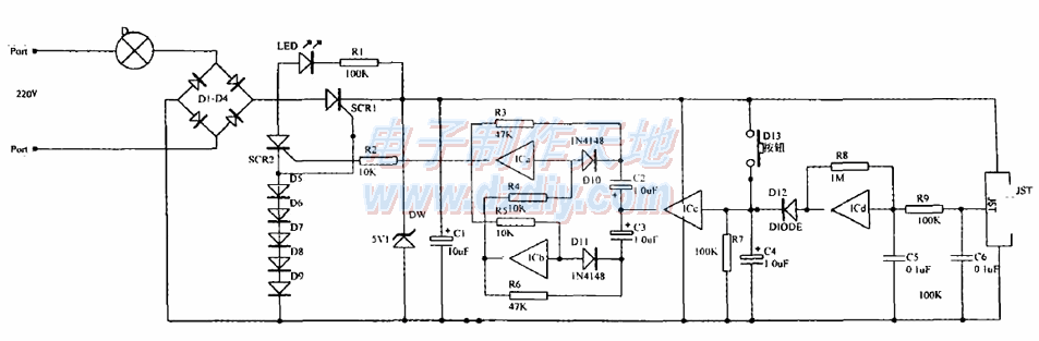 用数字电路CD4069制作的万能遥控轻触开关  第1张