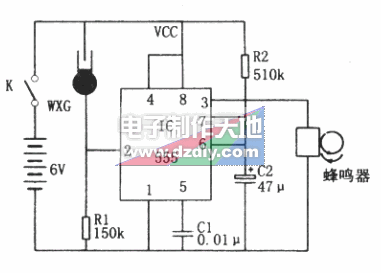 NE555组成实用降温报警器  第1张