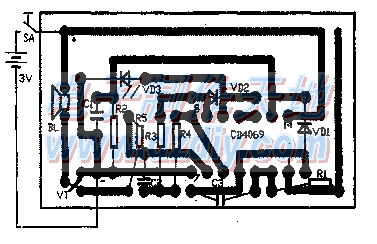 CD4069制作感应验电器  第2张
