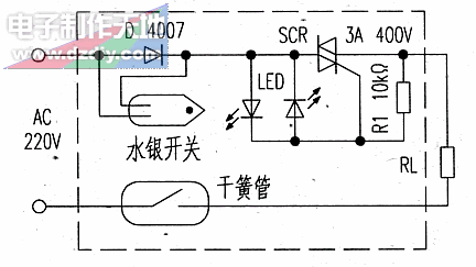 具有保护功能的一体化电烙铁  第1张